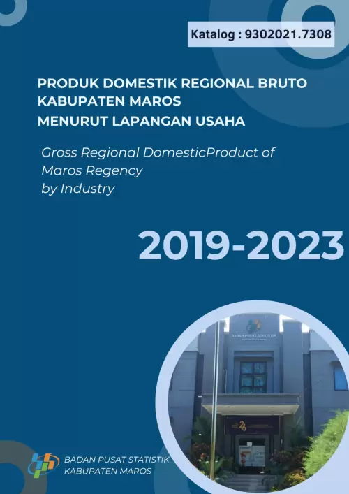 Produk Domestik Regional Bruto Kabupaten Maros Menurut Lapangan Usaha 2019 - 2023